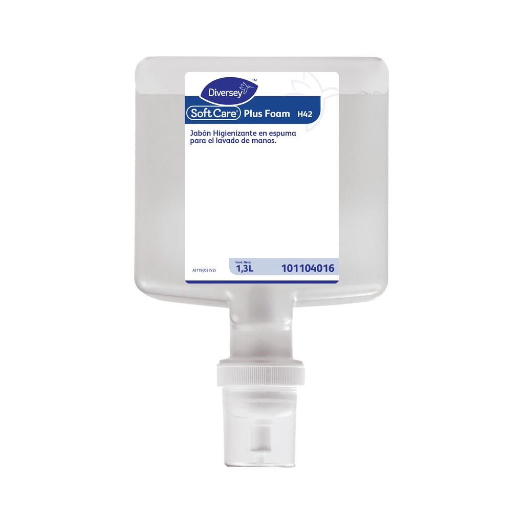 SOFT CARE PLUS FOAM 4x1.3L - Jabón antibacterial en espuma para lavado de manos